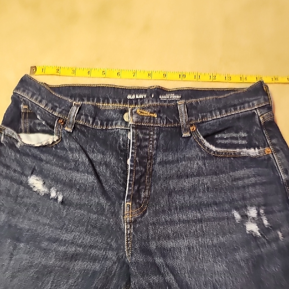 Old Navy Distressed Blue Jeans